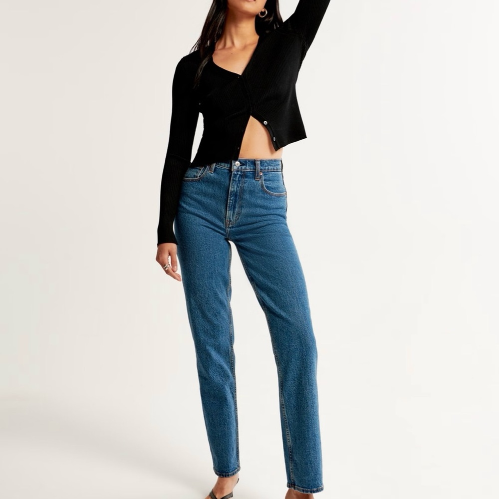 Abercrombie & Fitch Ultra High Rise 90s Straight Jean 27/4 R